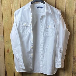 White casual Ralph Lauren shirt